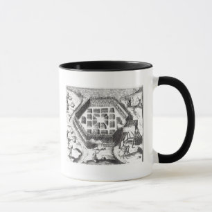 Attack on an Iroquois village Mug