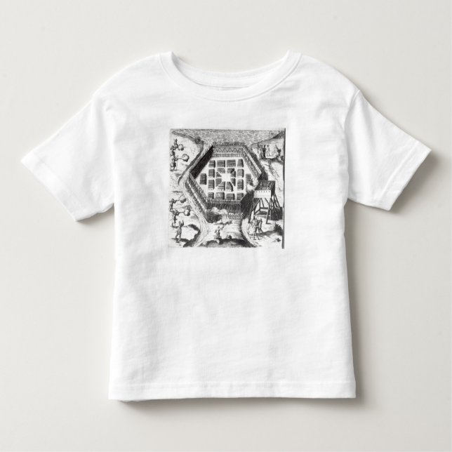 Attack on an Iroquois village Toddler T-Shirt (Front)