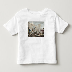 Attack on Boulogne-Sur-Mer, engraved by Jean Bapti Toddler T-Shirt
