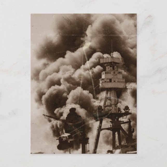 Attack on Pearl Harbour Postcard (Front)