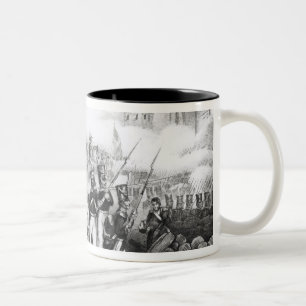 Attack on the City of Mexico Two-Tone Coffee Mug