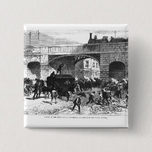 Attack on the Prison Van at Manchester 15 Cm Square Badge