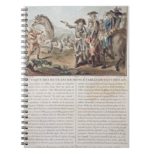 Attack on the trenches established in front of Den Notebook