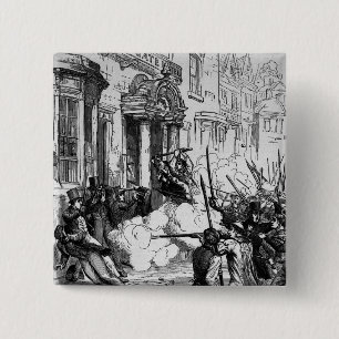Attack on the Westgate Hotel, Newport 15 Cm Square Badge