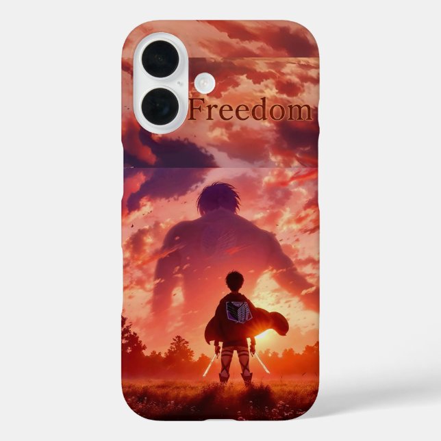 Attack on Titan Freedom Anime Phone Case (Back)