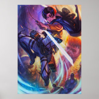 Attack on titan Levi Poster