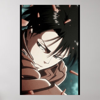 Attack On Titan Levi Poster