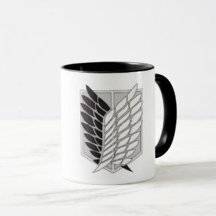 Attack on Titan Scout Regiment Wings of Freedom Em Mug