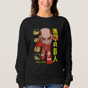 Attack on Titan Season 3 Colossal & Main Character Sweatshirt