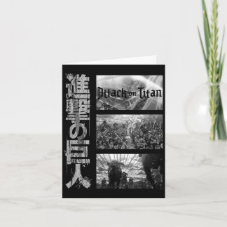 Attack on Titan Season 3 Three Scenes with Kanji Card