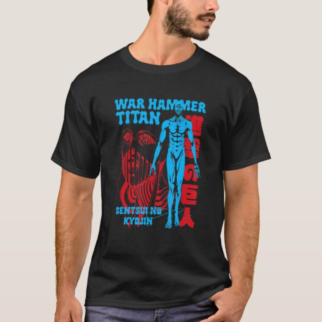 Attack on Titan Season 4 War Hammer Full Body Pose T-Shirt (Front)