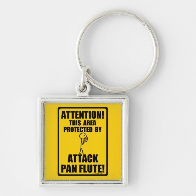 Attack Pan Flute Key Ring (Front)