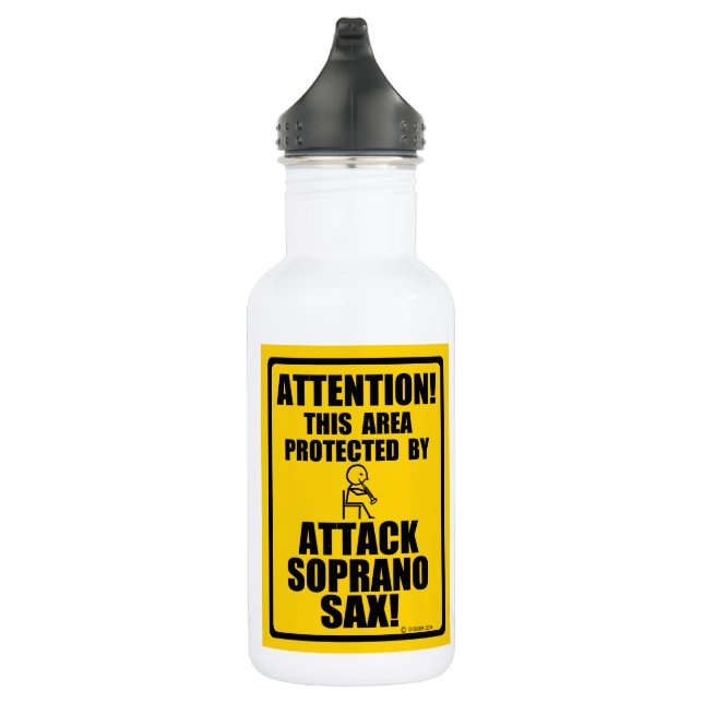 Attack Soprano Sax 532 Ml Water Bottle (Right)