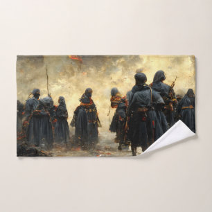 Attack the place bath towel set