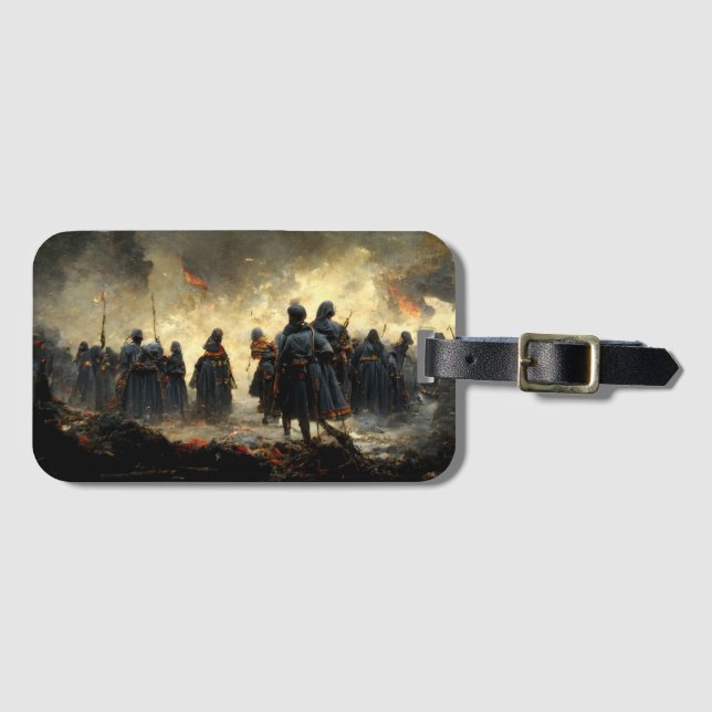 Attack the place luggage tag (Front Horizontal)