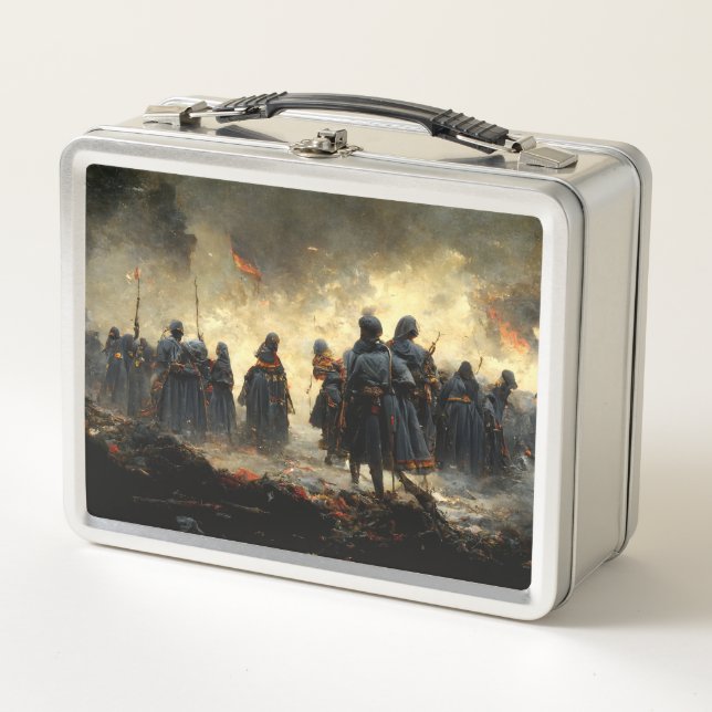 Attack the place metal lunch box (Front)