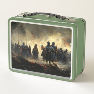 Attack the place metal lunch box