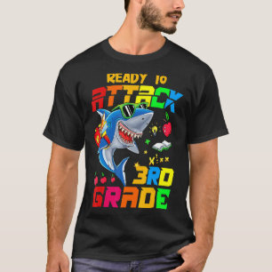 Attacking 3rd Grade Third Team Student Back To Sch T-Shirt