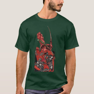 Attacking Sage Brokenandroid samurai T-Shirt