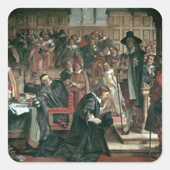 Attempted arrest of 5 members of the House Square Sticker (Front)