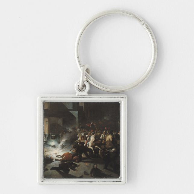 Attempted Assassination of Emperor Napoleon Key Ring (Front)