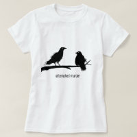 Attempted murder, murder of crows pun, ladies