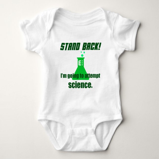 Attempting Science Baby Bodysuit (Front)