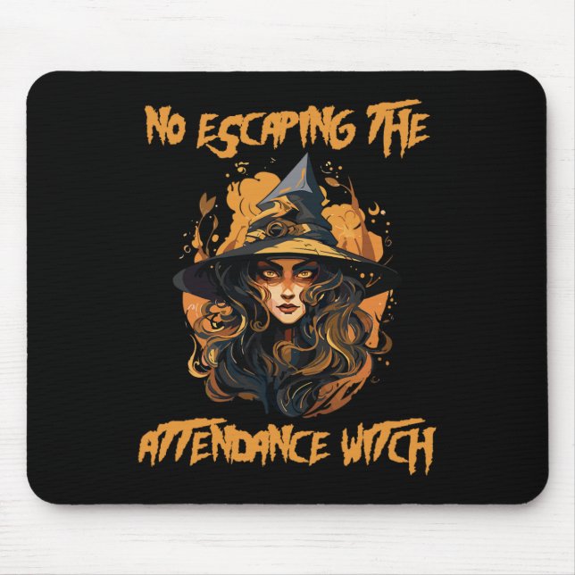 Attendance Clerk School Admin Attendance Secretary Mouse Pad (Front)