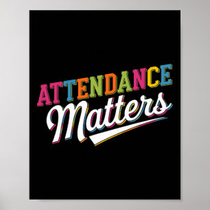 Attendance Problems Teacher Student Ck To School G Poster