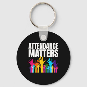 Attendance S Sticker  Key Ring