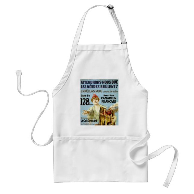 Attendrons-Nous Que Les Notre Brulent Standard Apron (Front)