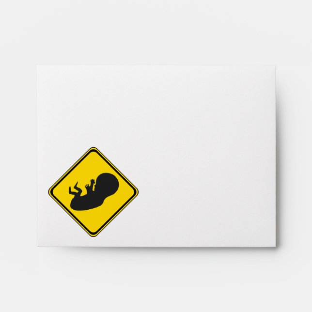 Attention: Baby Ahead! Envelope (Front)