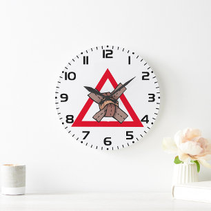 Attention Crossing Large Clock