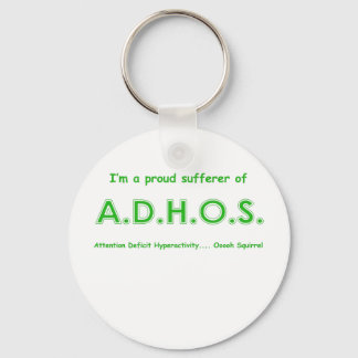 Attention Deficit Hyperactivity ooooh Squirrel Key Ring