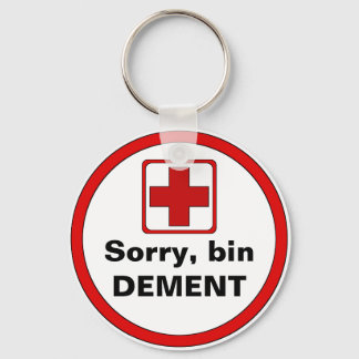 Attention - Dementia Key Ring