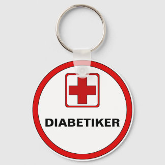 Attention - DIABETICS Key Ring