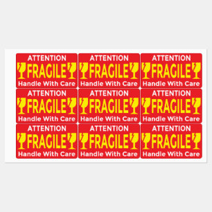 Attention Fragile Stickers – Handle With Care Ship