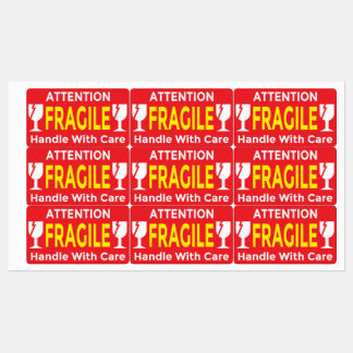 Attention Fragile Stickers – Handle With Care Ship