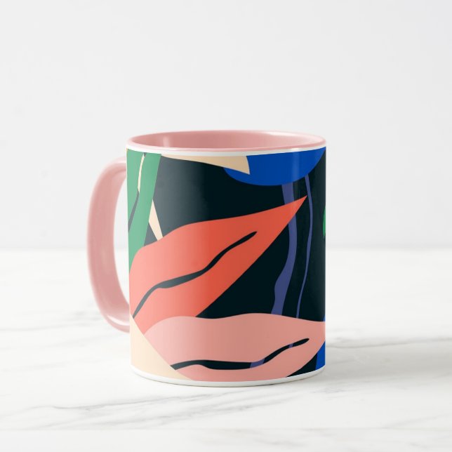 Attention Getter abstract pattern Mug (Front Left)