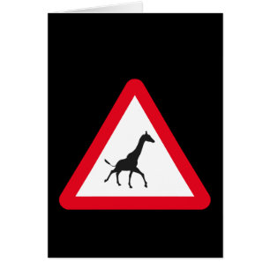 Attention: Giraffe Crossing!