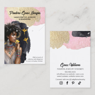 Attention-Grabbing Jewellery & Earring Display Car Business Card