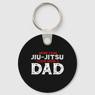 Attention I Can Jiu Jitsu Fighter Judo Martial Art Key Ring