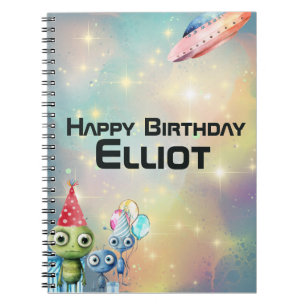 Attention Intergalactic Birthday Memories Book