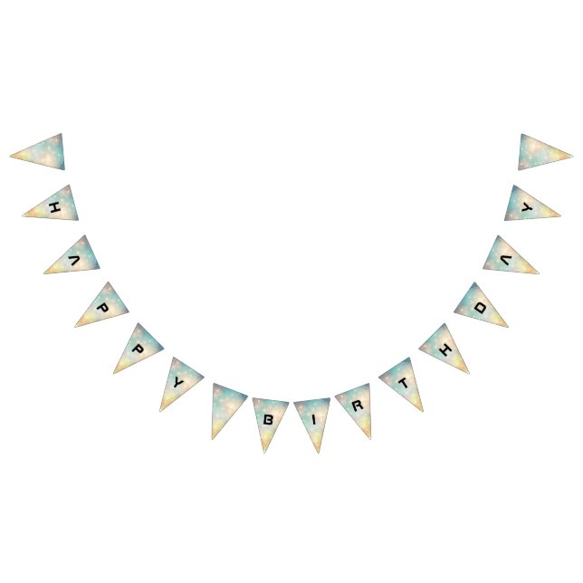 Attention Intergalactic Plain Birthday   Bunting (All)