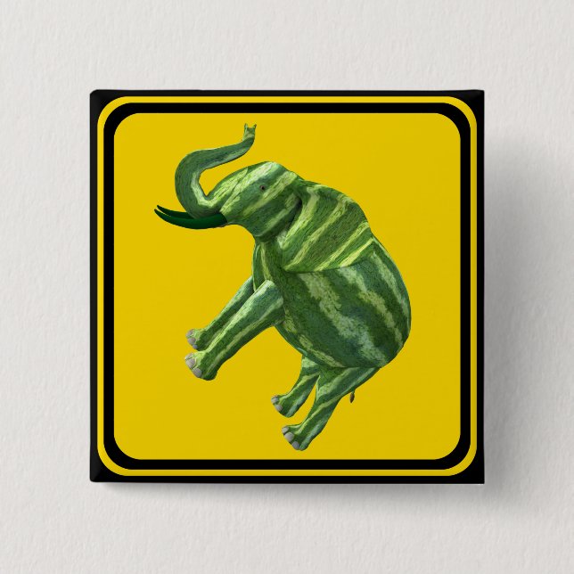 Attention: Melophant Xing! 15 Cm Square Badge (Front)