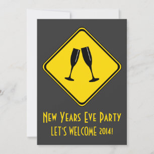 Attention: New Years Eve Party Ahead! Invitation