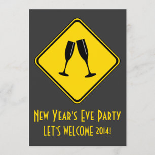 Attention: New Year's Eve Party Ahead! Invitation
