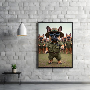 Attention Recruits: Barked Into Shape Poster