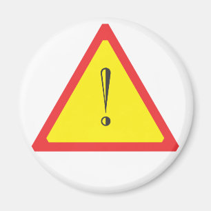 Attention Sign Magnet