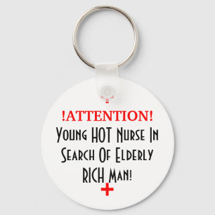 !ATTENTION!, Young HOT Nurse In Search Of Elder... Key Ring